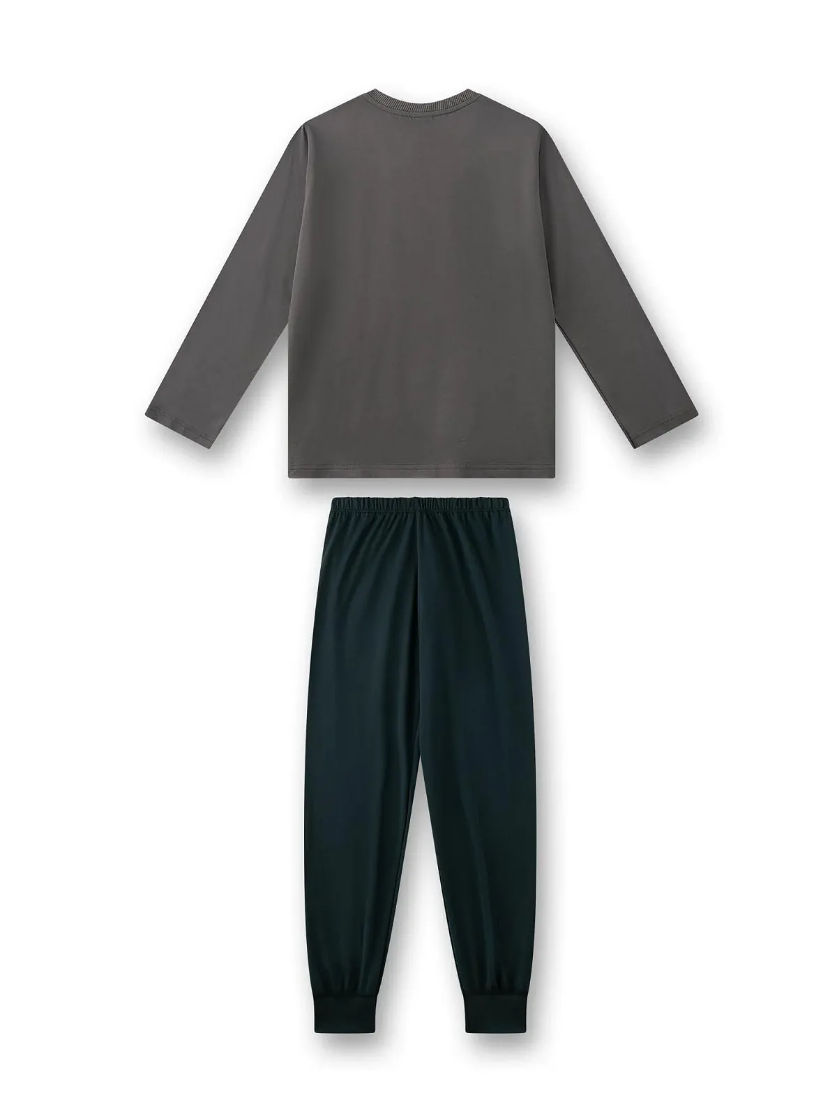 Комплект пижам Sanetta для мальчиков, длинный, серый, фото №2
