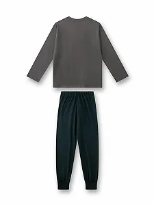 Комплект пижам Sanetta для мальчиков, длинный, серый synthetic.ua - Фото 1