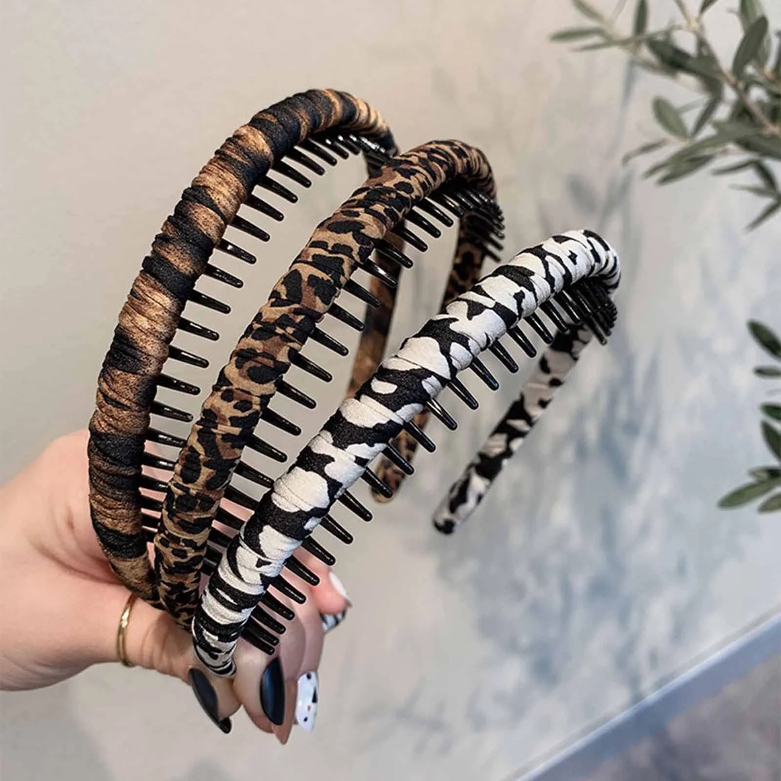 Обруч для волосся Леопардовий принт, фото №3