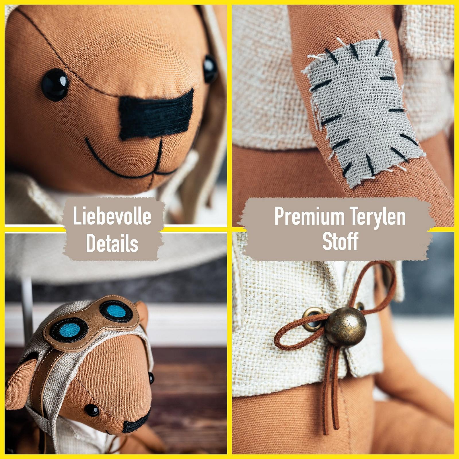 Настільна лампа Happy Lamps Charles LED 61 см Ведмідь Ручна робота, фото №5