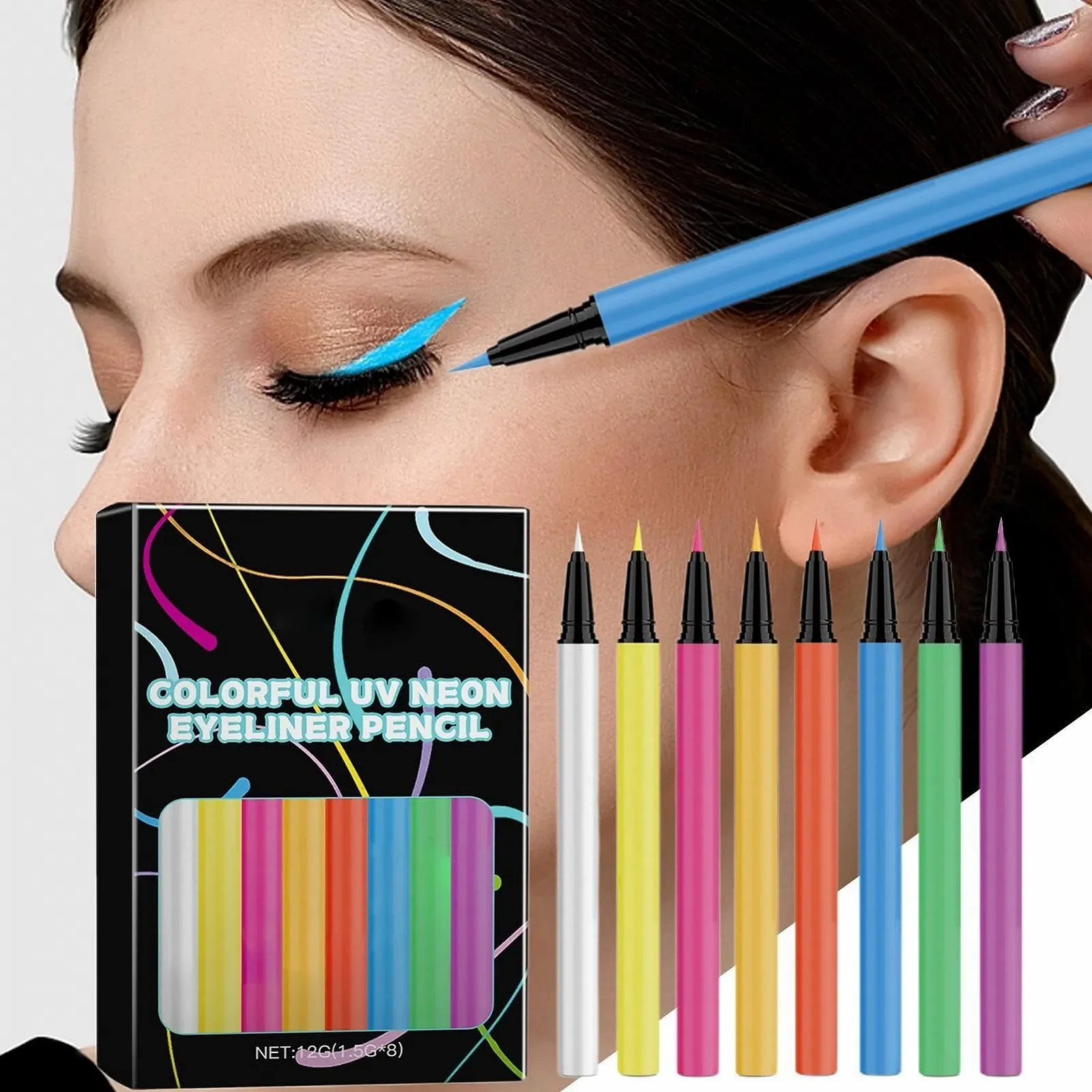 Рідка Підводка для Очей З Блискітками, фото №3 Рідка Підводка для Очей З Блискітками, фото №3