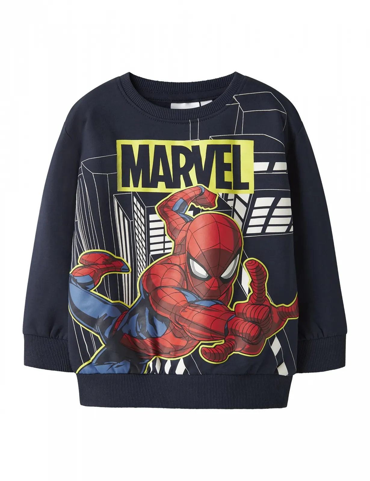 Толстовка NAME IT Nmmdion Spider Nreg Sweat Unb Noos Mar для мальчиков, фото №1 Толстовка NAME IT Nmmdion Spider Nreg Sweat Unb Noos Mar для мальчиков, фото №1