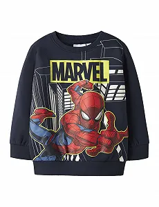 Толстовка NAME IT Nmmdion Spider Nreg Sweat Unb Noos Mar для хлопчиків - Фото 1