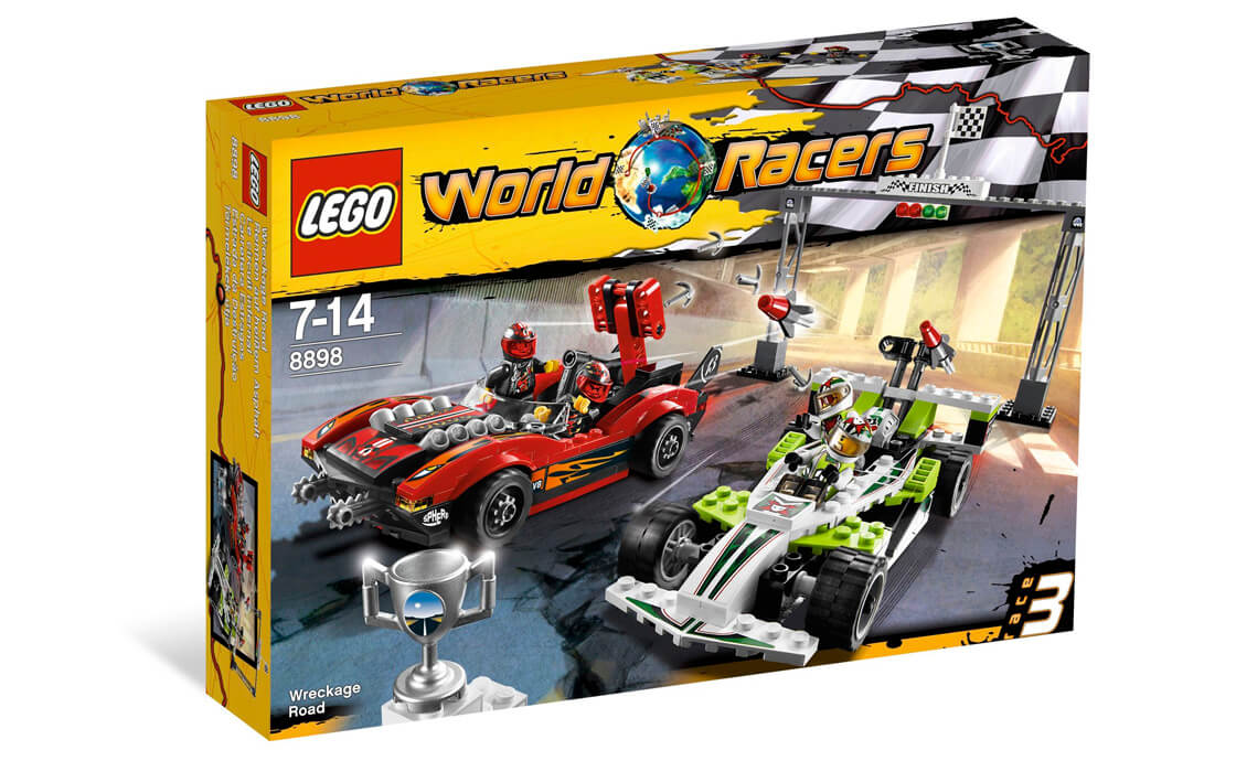 Конструктор Лего Раритет LEGO World Racers Обломки дороги (8898), фото №1