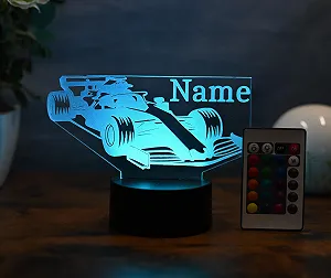 Настольная светодиодная лампа Formula 1 Персонализированная - Фото 1