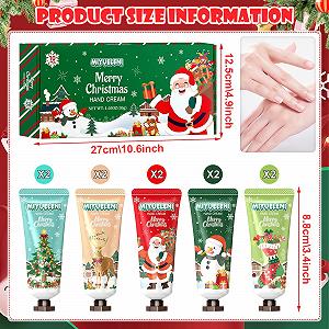 Набір кремів для рук 10 шт Різдвяний набір міні-кремів для рук synthetic.ua - Фото 1