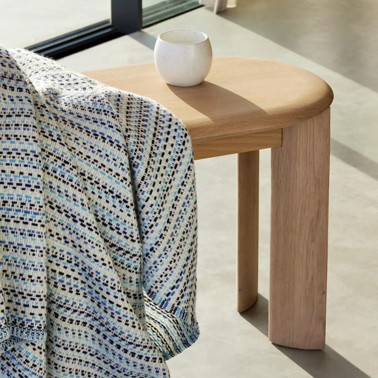 Покривало ROROS TWEED July Вовняна з норвезької овечої вовни Anderssen & Voll 150 x 200 см (6351 Blues), фото №5