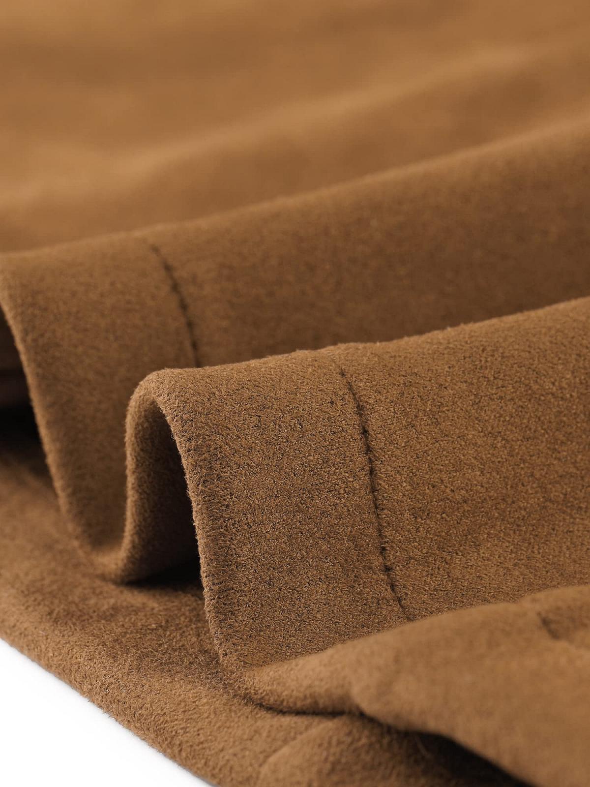 Пальто Allegra K Зимове Двобортне З Лацканами З Кишенями Елегантне Довге Пальто, фото №5