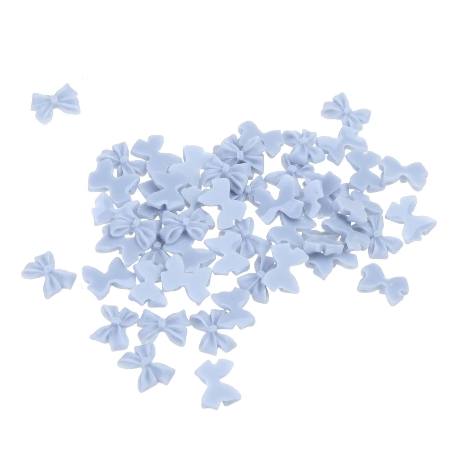 Украшение для ногтей Бантики 50шт/набор матовый бантик плоская задняя часть бантики для ногтей украшение для ногтей DIY бантики для ногтей ювелирные изделия, фото №4