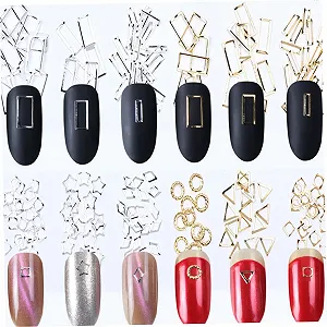 Заклепки Healvian Металлические Заклепки для Маникюра, 4 коробки, Аксессуары для Маникюра, DIY Накладки для Ногтей synthetic.ua - Фото 1