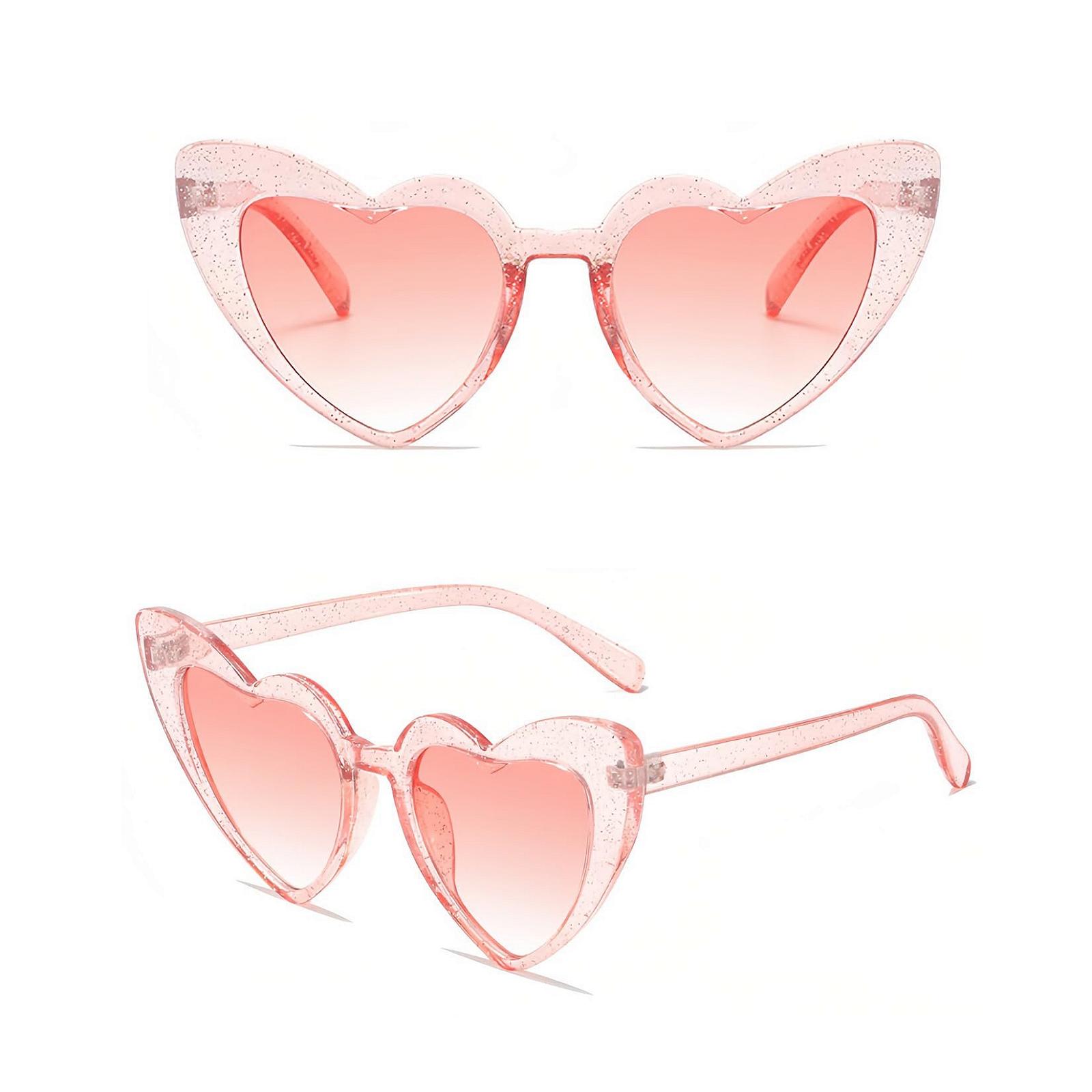 Солнцезащитные очки Форма Сердца JCTAIFOO Винтаж Ретро Стиль Кошачий Глаз, фото №3