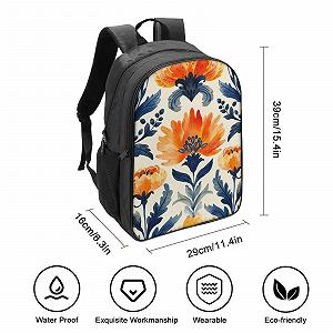 Рюкзак DPEOANEBN Flower 3D, дитячий, великий, для дівчаток, шкільний, подарунки, 40x28x16 см synthetic.ua - Фото 1