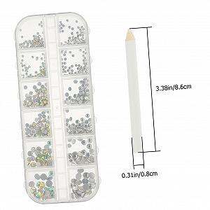 Набір страз для нігтів MERRYHAPY Плоскі Саморобні synthetic.ua - Фото 1