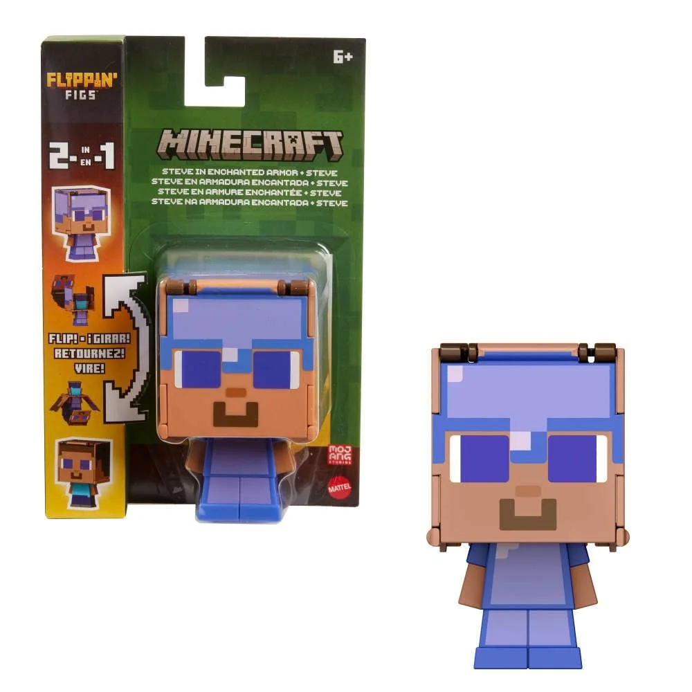 Фігурка Mattel Minecraft Flippin' Figs 3,75 дюйма 2-в-1, фото №7