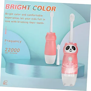 Автоматична електрична зубна щітка PartyKindom Soft Bristles Boys and Girls synthetic.ua - Фото 1