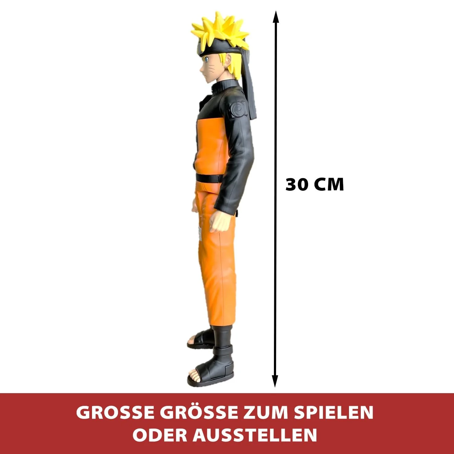 Фігурка Bandai Anime Heroes Naruto Shippuden Mega Naruto Uzumaki 30 см 38151, фото №3