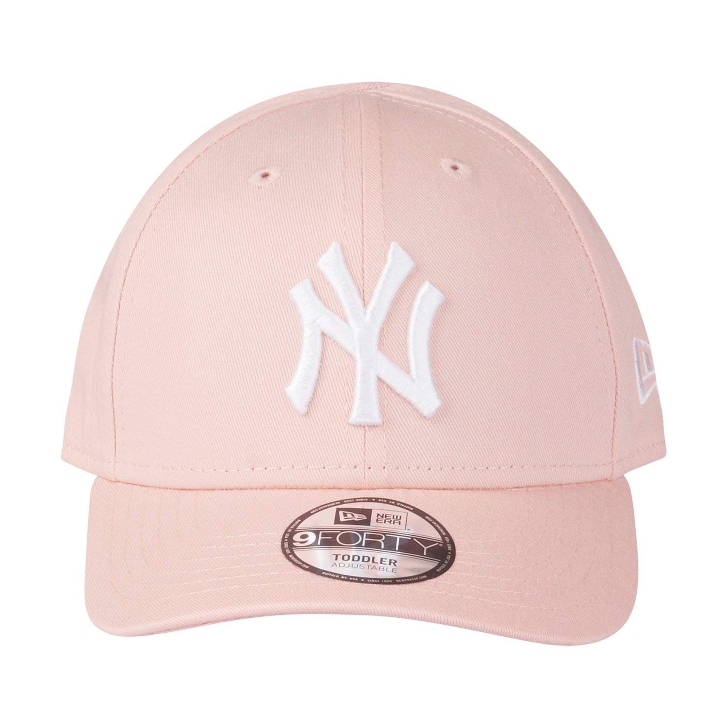 Кепка New Era 9Forty Stretched NY Yankees для девочек розовая, фото №2