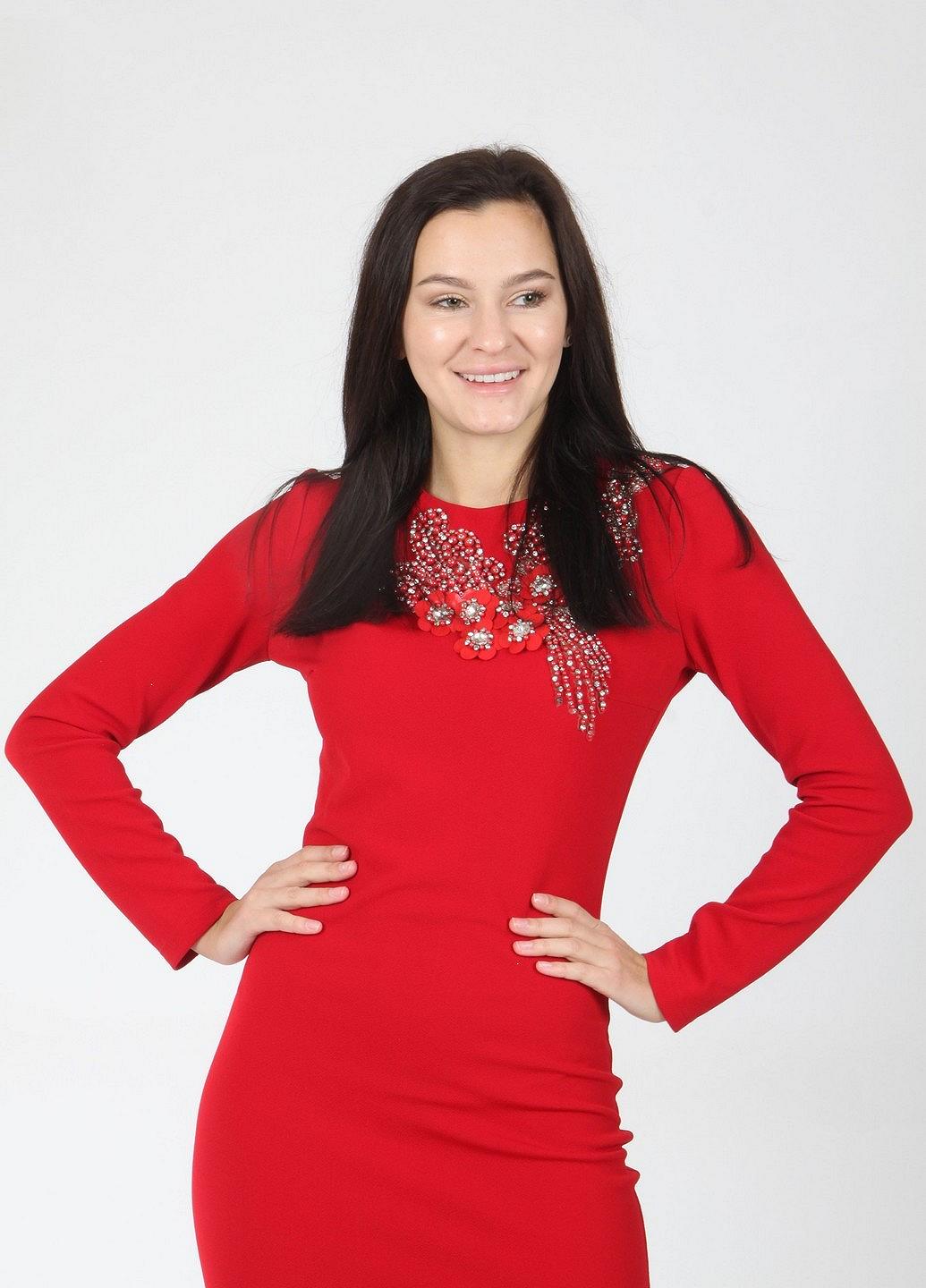 Платье Enna Levoni S Бордовый (ND-13413-Bordo), фото №5