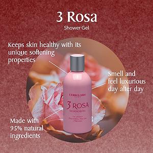 Гель для душа L'Erbolario 3 Pink 250 мл synthetic.ua - Фото 1