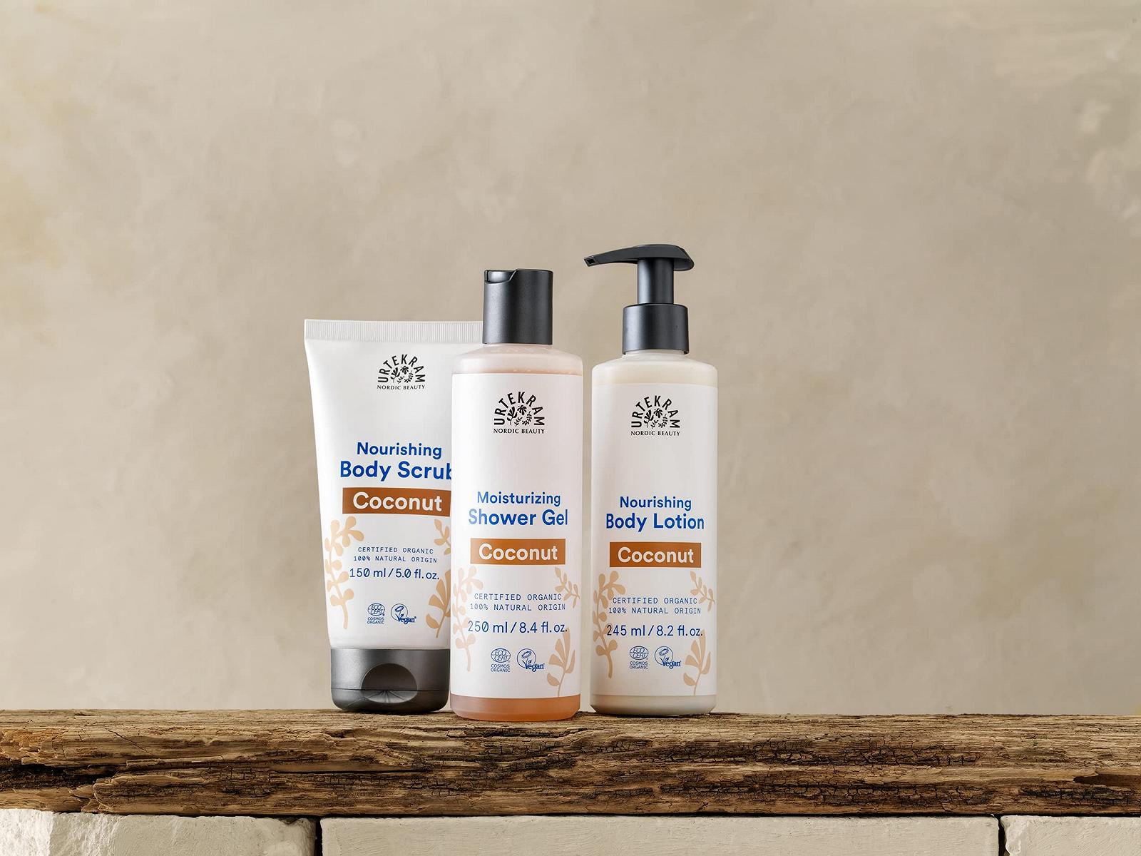 Гель для душа Urtekram Coconut Органический увлажняющий 500 мл (упаковка из 2 штук), фото №4
