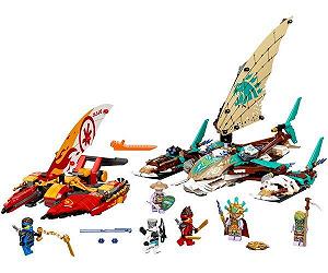 Конструктор LEGO Ninjago Морская битва на катамаране 71748 synthetic.ua - Фото 1