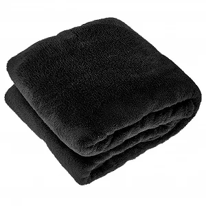 Покривало LOMETEX Justin 150 x 200 см, 1 штука, чорний - Фото 1