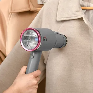 Отпариватель HOMCOM Складной 160 мл 1520 W Grey + Pink synthetic.ua - Фото 1