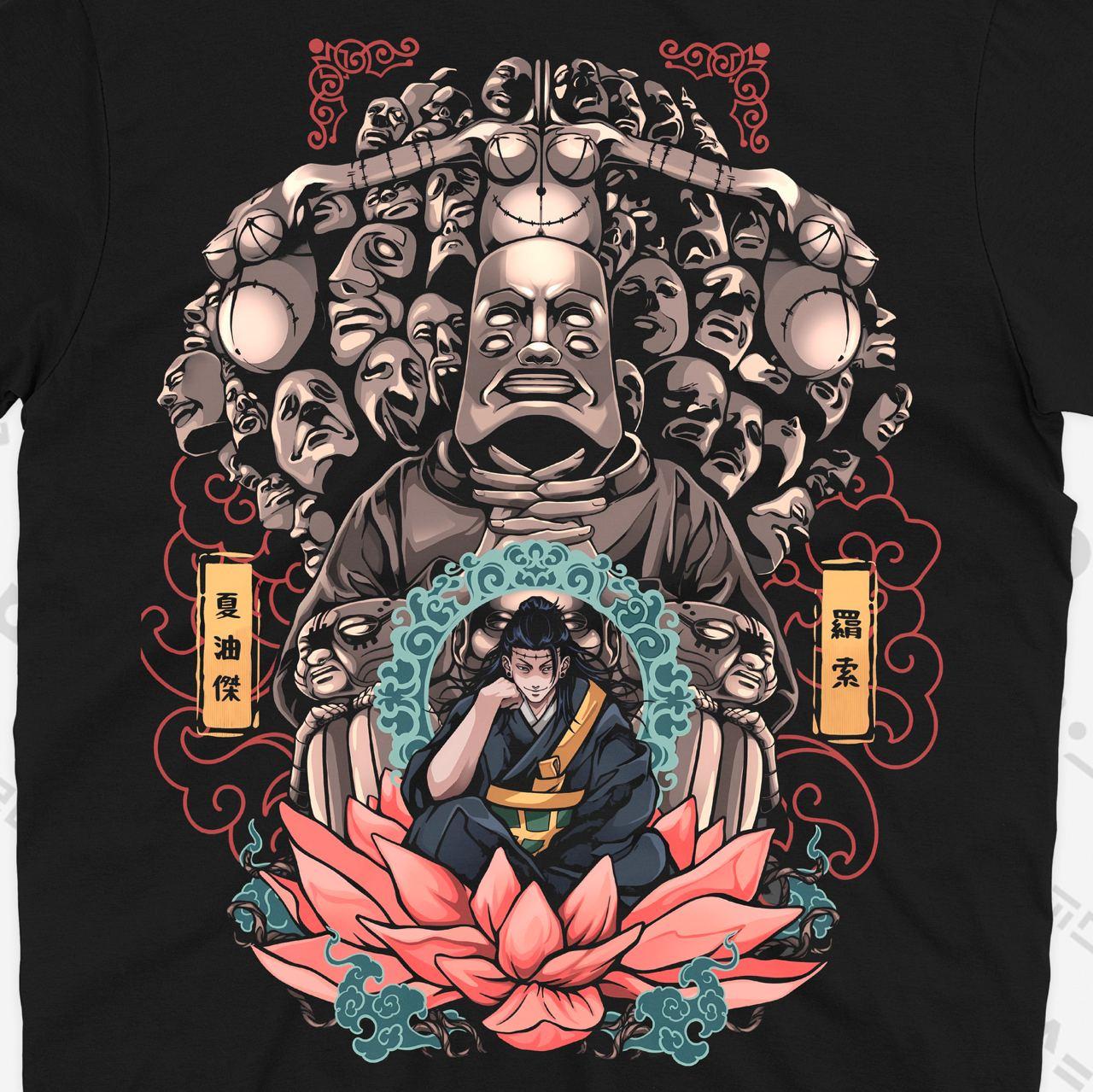 Футболка Аниме Магическая битва Кэндзяку Kenjaku Jujutsu Kaisen TH137 S, фото №4