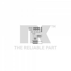 Комплект принадлежностей, тормозные колодки (барабанные) NK 7930787 MITSUBISHI, задний мост