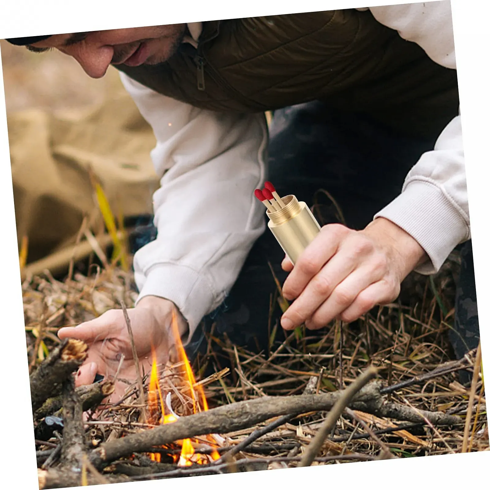 Коробка YARNOW, 4 шт, вуличний контейнер, міцний тримач для виживання, вулична латунь, фото №7