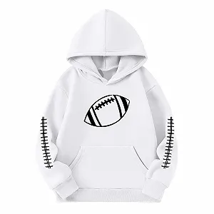 Худі Generisch з футбольним принтом для хлопчиків та дівчаток - Фото 1