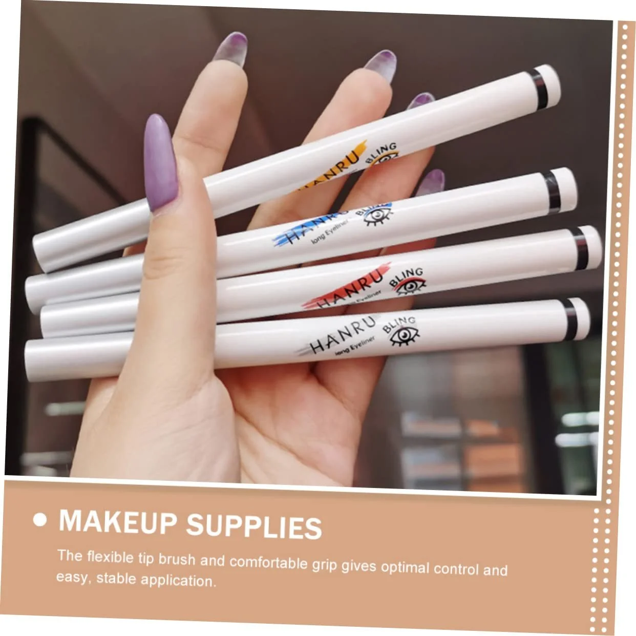 Подводка Разноцветная, набор 6 шт, фото №3