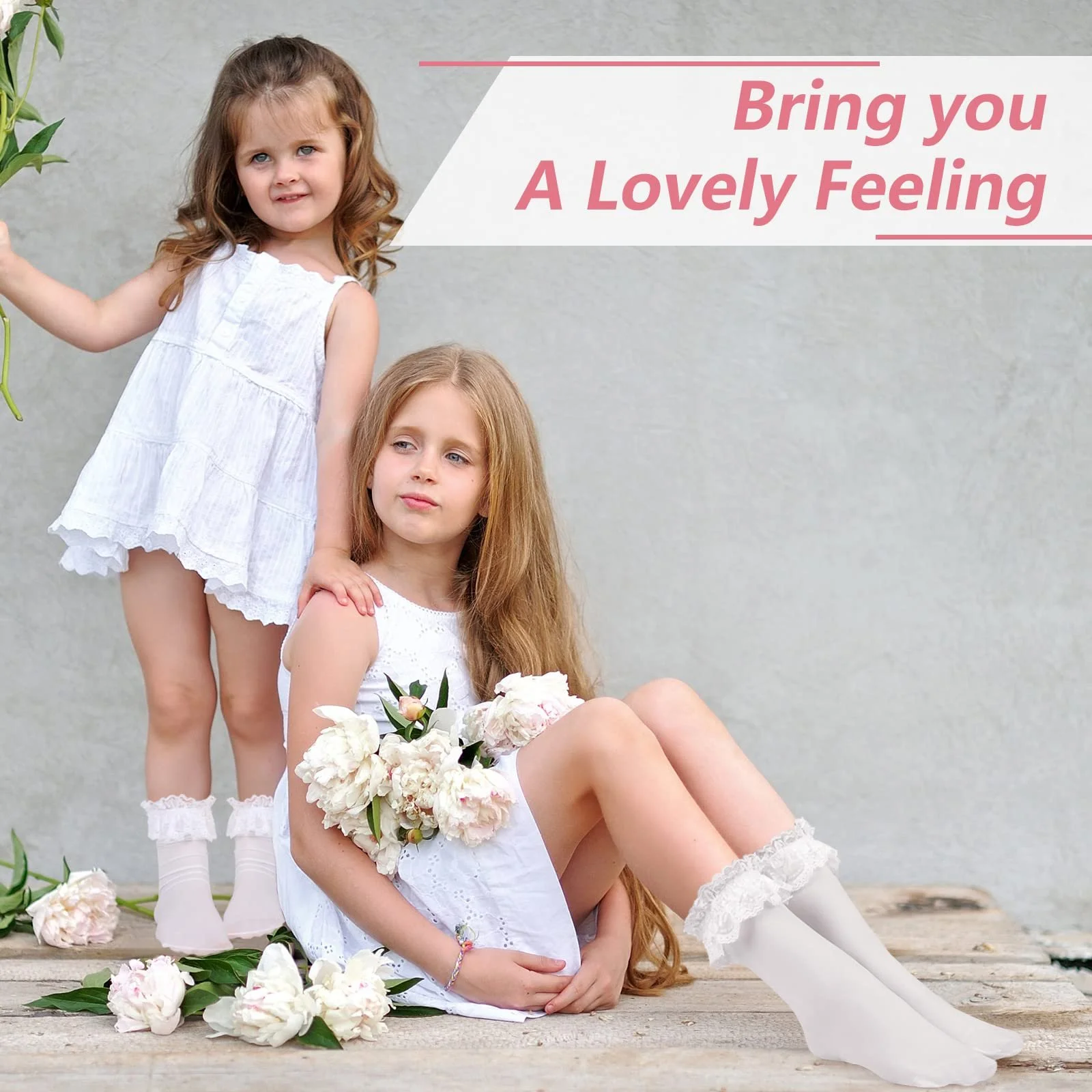 Носки Geyoga с рюшами, 2 пары, женские кружевные носки, балетные носки, белый, черный, универсальный размер, фото №4