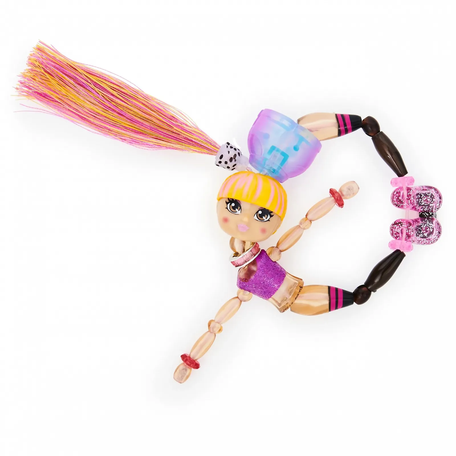 Лялька-браслет Twisty Girlz Krystal Kool, що трансформується, з сюрпризом, для дітей віком від 4 років, фото №5