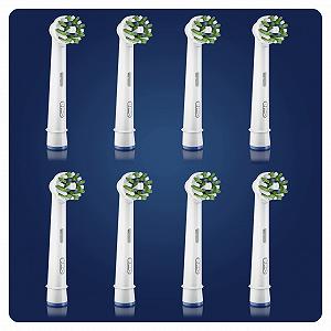 Насадки для зубной щетки Oral-B CrossAction с щетинками CleanMaximiser для комплексной гигиены полости рта - Фото 1
