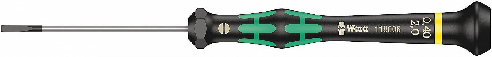 Набор прецизионных отверток Wera Kraftform Micro 12 Universal 1/12 шт. / PH, Slotted, Torx, Hex, фото №11 Набор прецизионных отверток Wera Kraftform Micro 12 Universal 1/12 шт. / PH, Slotted, Torx, Hex, фото №11