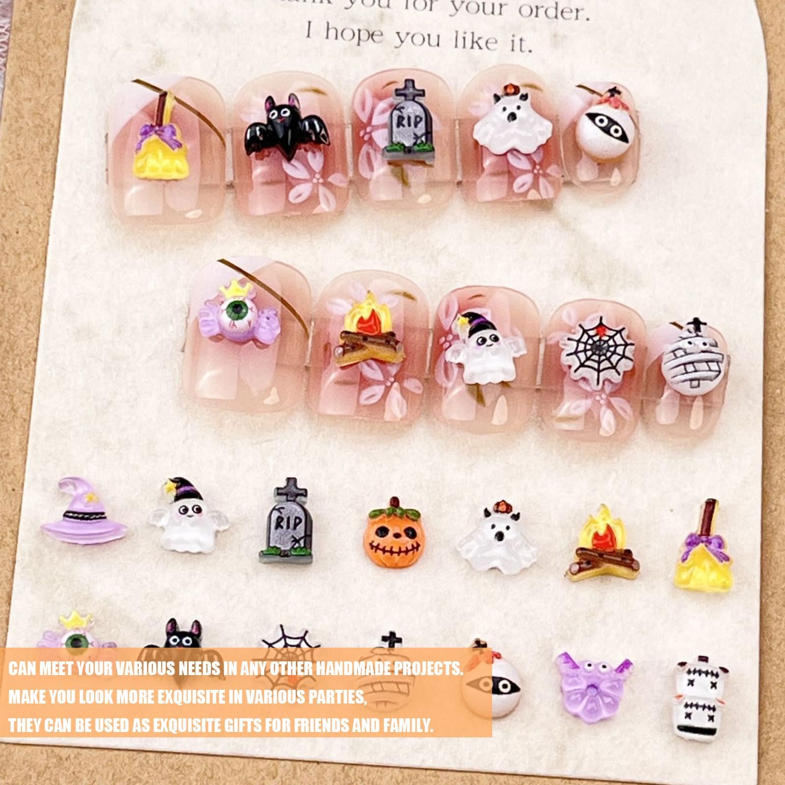 Прикраси для нігтів, Набір 100 шт., фото №6