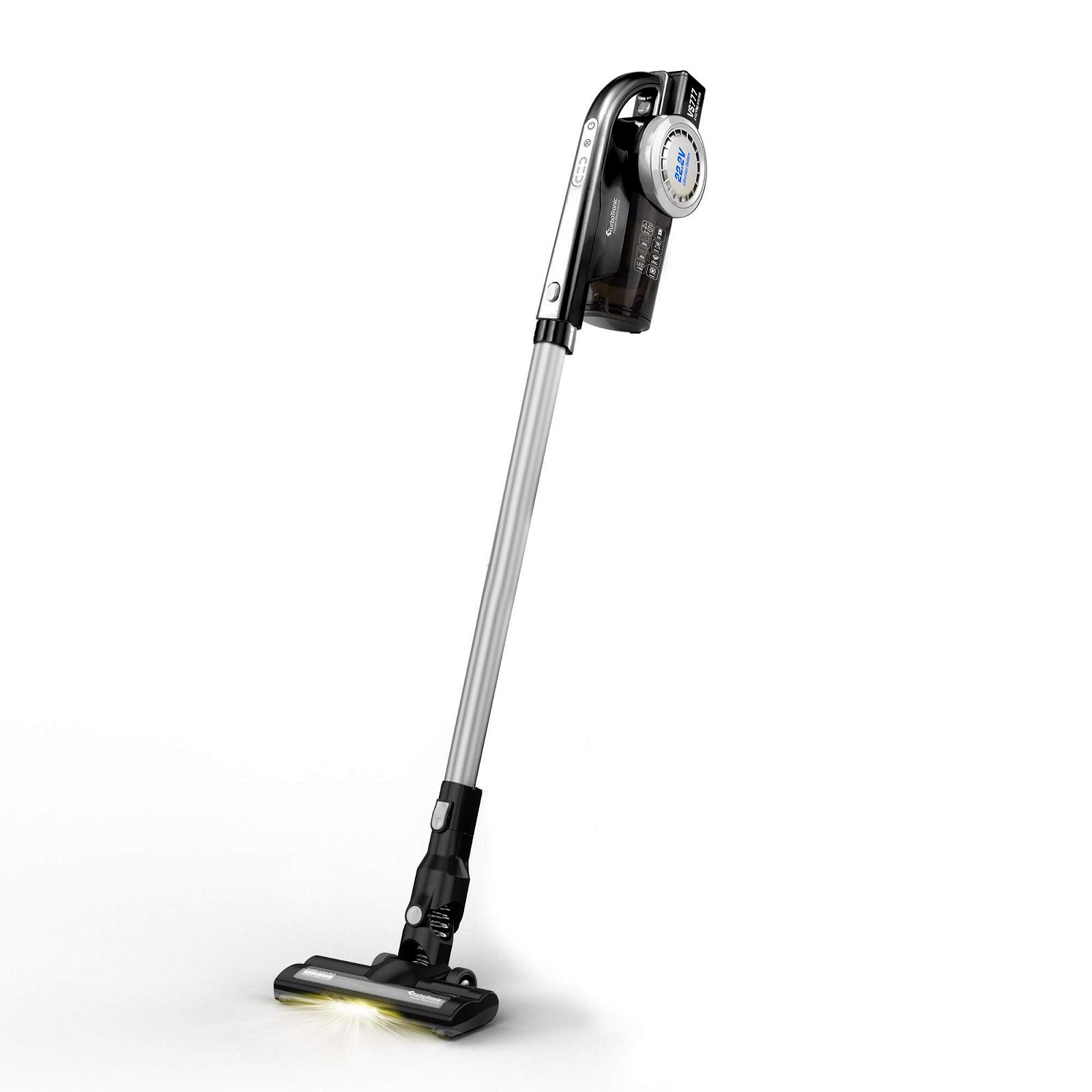 Пылесос TurboTronic VS777 Cyclone Wireless 120 Вт 8 KPA Легкий Ультратихий HEPA Фильтр для Паркетной и Ковровой Поверхности Без Мешка - Черный/Синий, фото №1 Пылесос TurboTronic VS777 Cyclone Wireless 120 Вт 8 KPA Легкий Ультратихий HEPA Фильтр для Паркетной и Ковровой Поверхности Без Мешка - Черный/Синий, фото №1