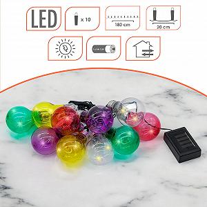 LED Гірлянда Spetebo 180 см, різнокольорова synthetic.ua - Фото 1