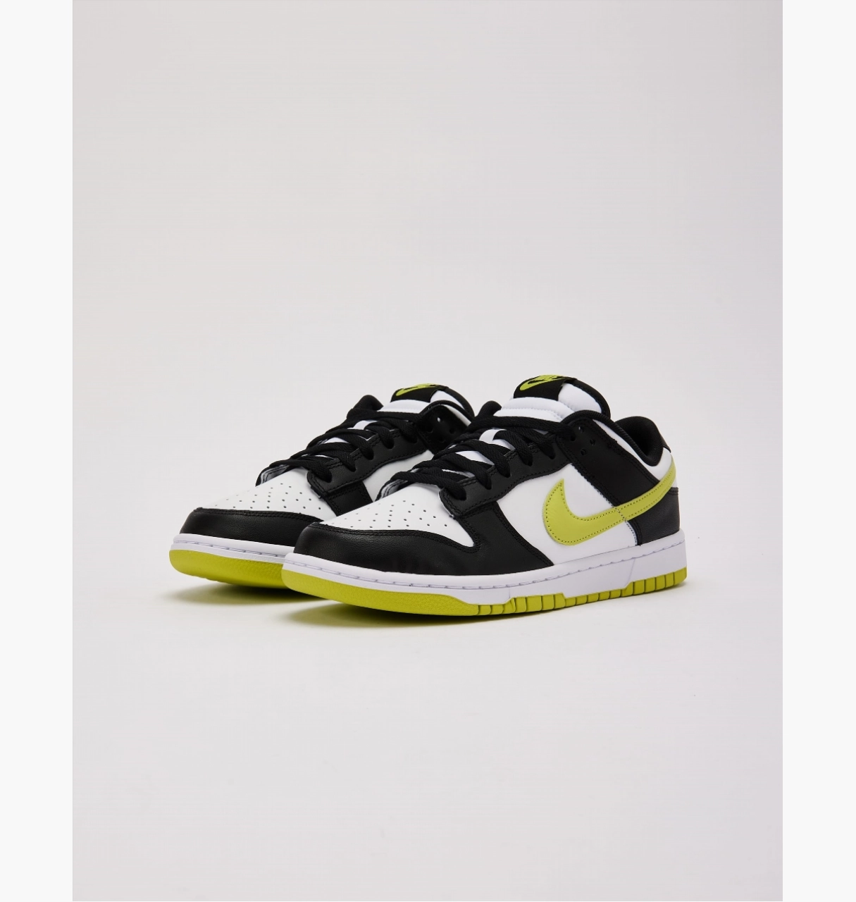 Кроссовки Nike Dunk Low Black/Bright Cactus, фото №2
