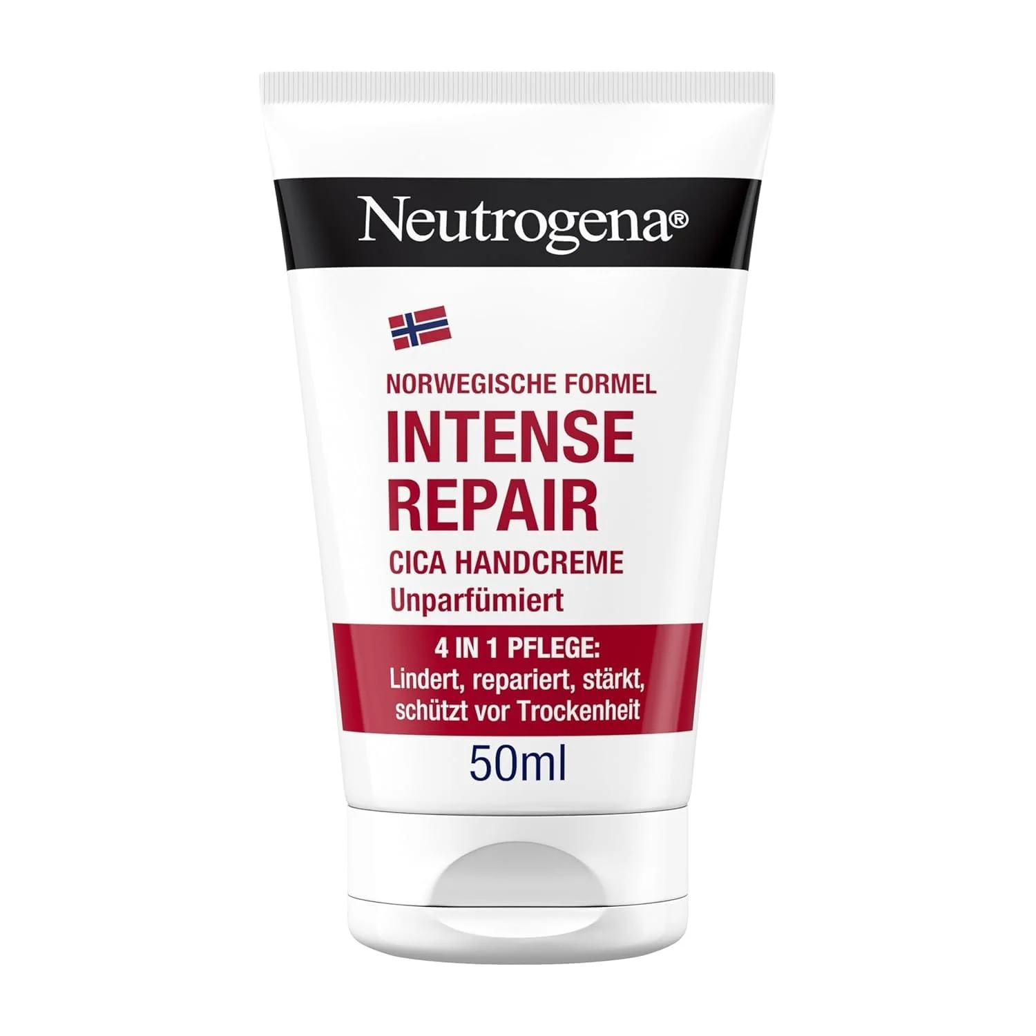 Крем для рук Neutrogena Intense Repair Cica Зволожуючий крем з 45% гліцерином + Centella Asiatica для дуже сухої, сверблячої шкіри рук, фото №1