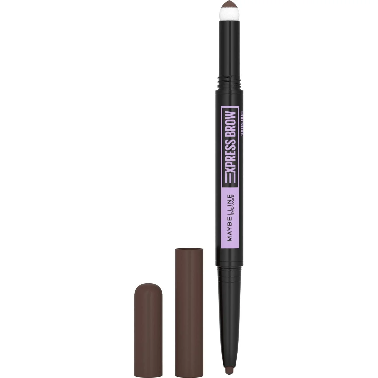 Олівець та пудра для брів Maybelline New York Express Brow Satin Duo Nr. 04 Dark Brown, фото №1
