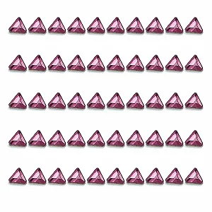 Стрази Kristall-Charm плоска задня частина, розкішні художні стрази, 50 штук - Фото 1