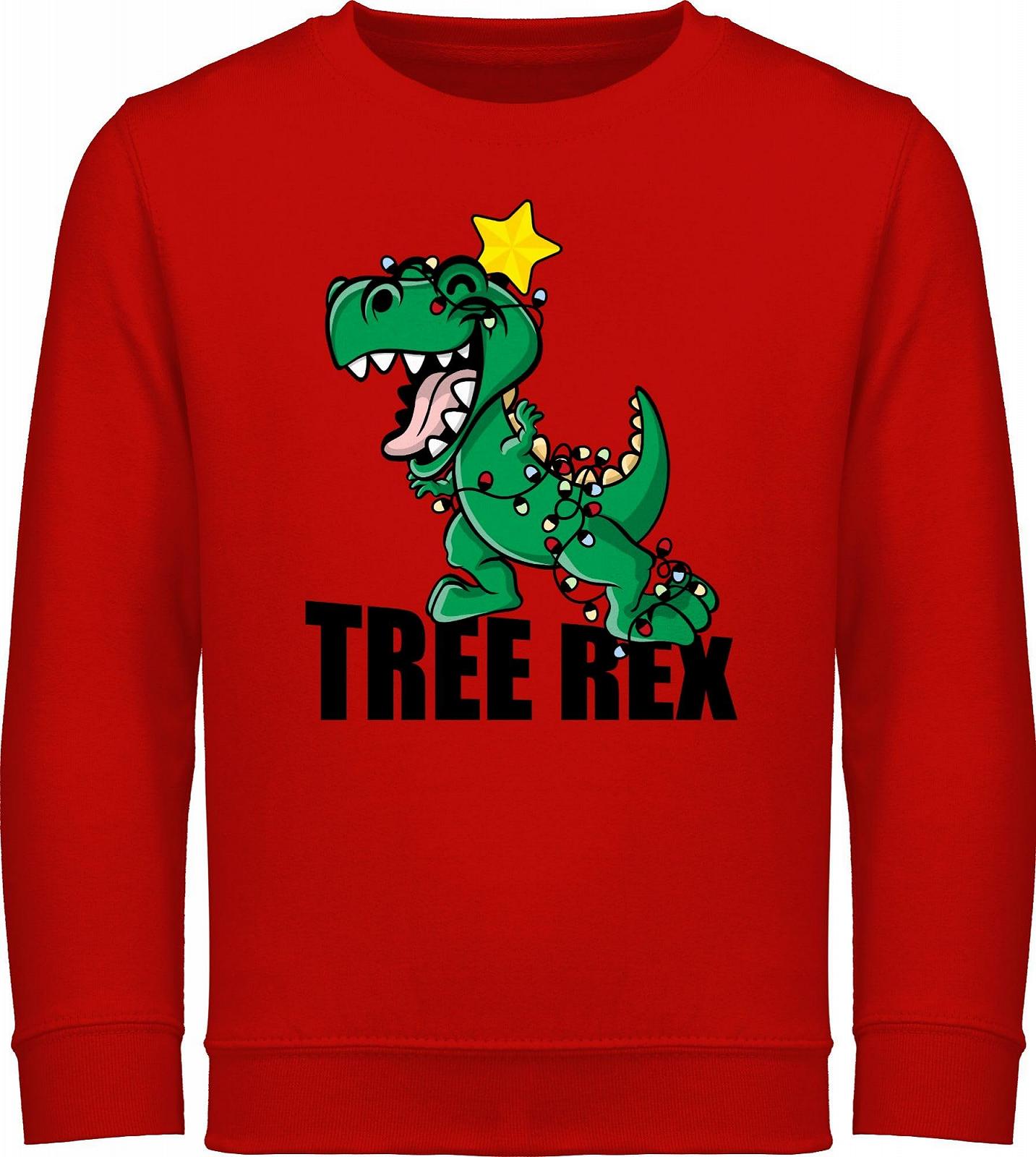 Свитшот для детей Shirtracer Рождественские подарки Christmas Tree Rex, фото №1