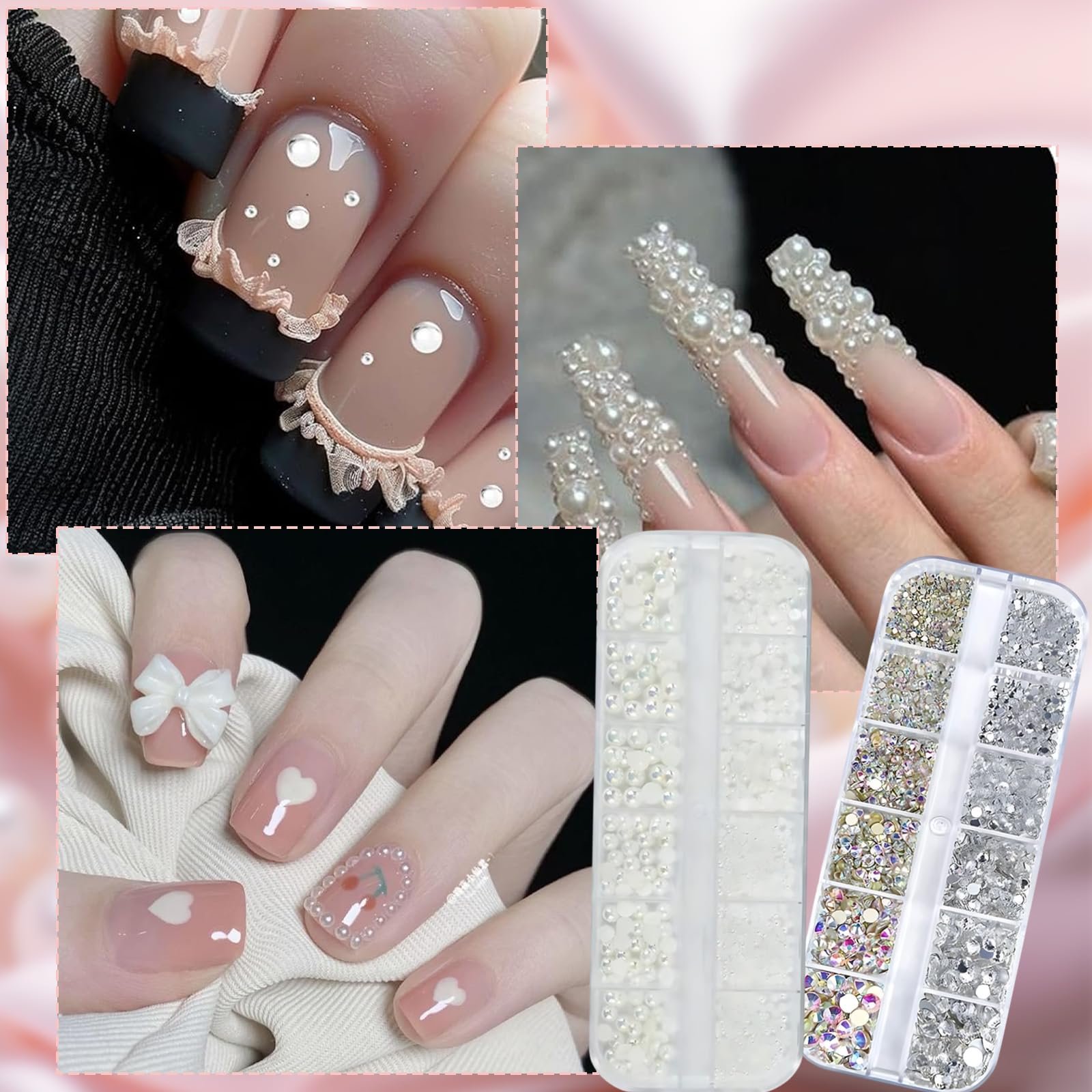 Набір страз для нігтів Mixed,, фото №7