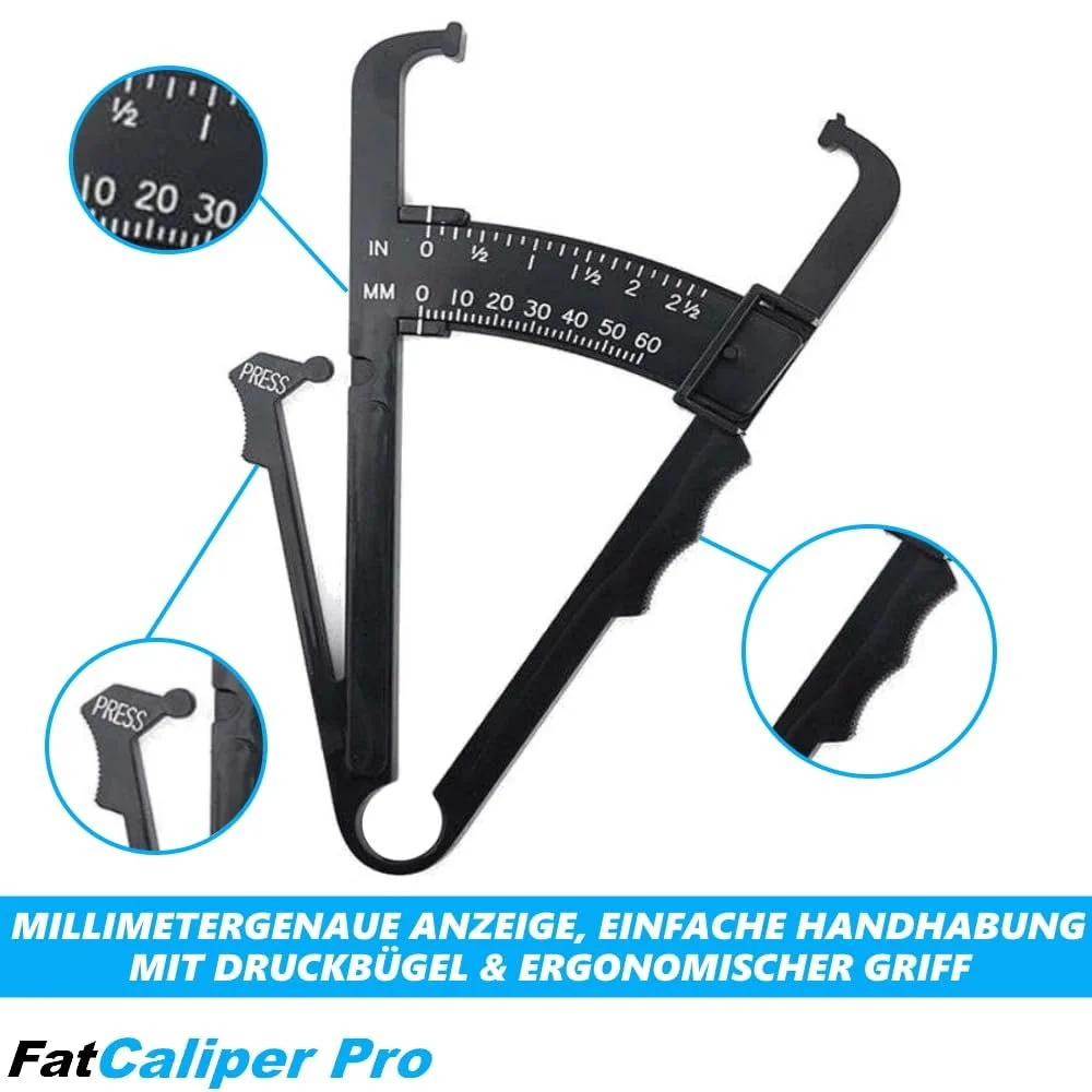 Калипер FatCaliper Pro для измерения жира с онлайн-калькулятором, фото №3