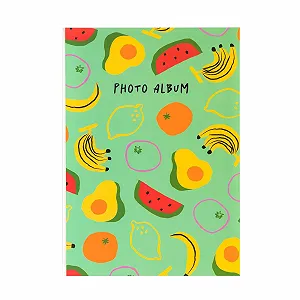 Фотоальбом Grupo Erik Вкладыши 10 x 15 Fruits Фотоальбом 10 x 15 Книга для фотографий на 36 фотографий Альбом памяти Зеленый - Фото 1
