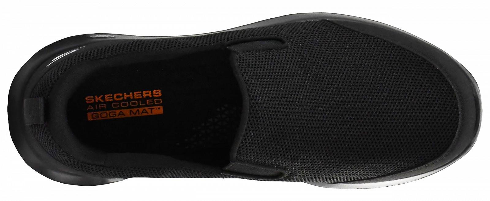 Кросівки Skechers Go Walk Max Clinched Чоловічі Спортивні Сітчасті З подвійним ремінцем, фото №5