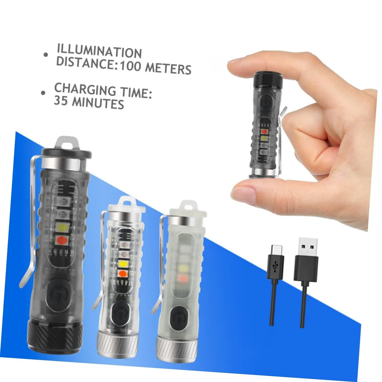 Фонарик-брелок Sosoport Мини LED фонарик-брелок, фото №9 Фонарик-брелок Sosoport Мини LED фонарик-брелок, фото №9