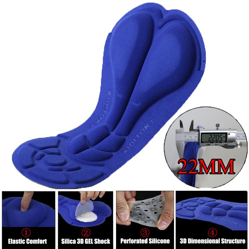 Вело костюм Kidito KM-CT-09202 Trousers 3XL Red (8271-37568), фото №7